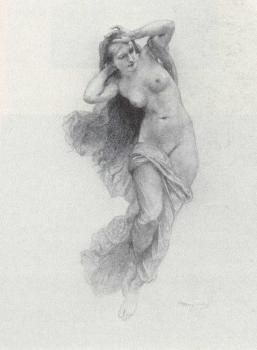William-Adolphe Bouguereau : Sketch for Night